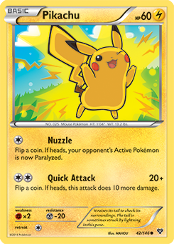 Pikachu - Pokemon card